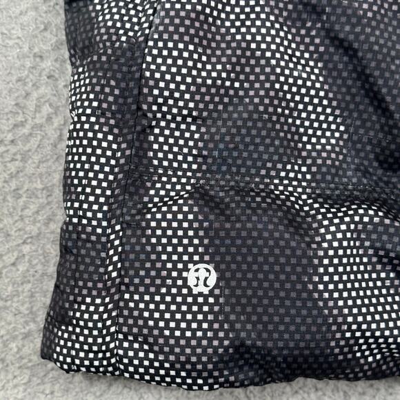 Lululemon Athletica Puffer Vest Goose Down Hooded Women's 8 Sleeveless Gray Camo - Picture 11 of 13